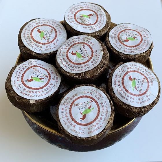 Чай Порционный шу пуэр Ма Ma Dui Zhang 2017 года 100 г Чай Порционный шу пуэр Ма Ma Dui Zhang 2017 года 100 г