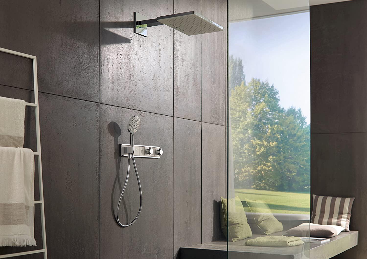 Верхний душ Hansgrohe RAINMAKER SELECT 24007400 466x300 мм Белый (115307) - фото 4