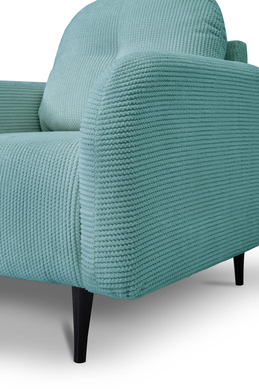 Мягкое кресло Perfect Home Cloud из натурального дерева/ДСП/ткань Elma 02 Бирюзовый (49732) - фото 7 Мягкое кресло Perfect Home Cloud из натурального дерева/ДСП/ткань Elma 02 Бирюзовый (49732) - фото 7