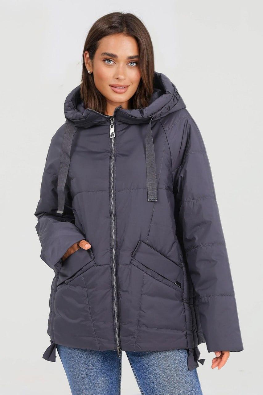 Куртка жіноча 236c на флісі р. 56 Графітовий - фото 2 Куртка жіноча 236c на флісі р. 56 Графітовий - фото 2