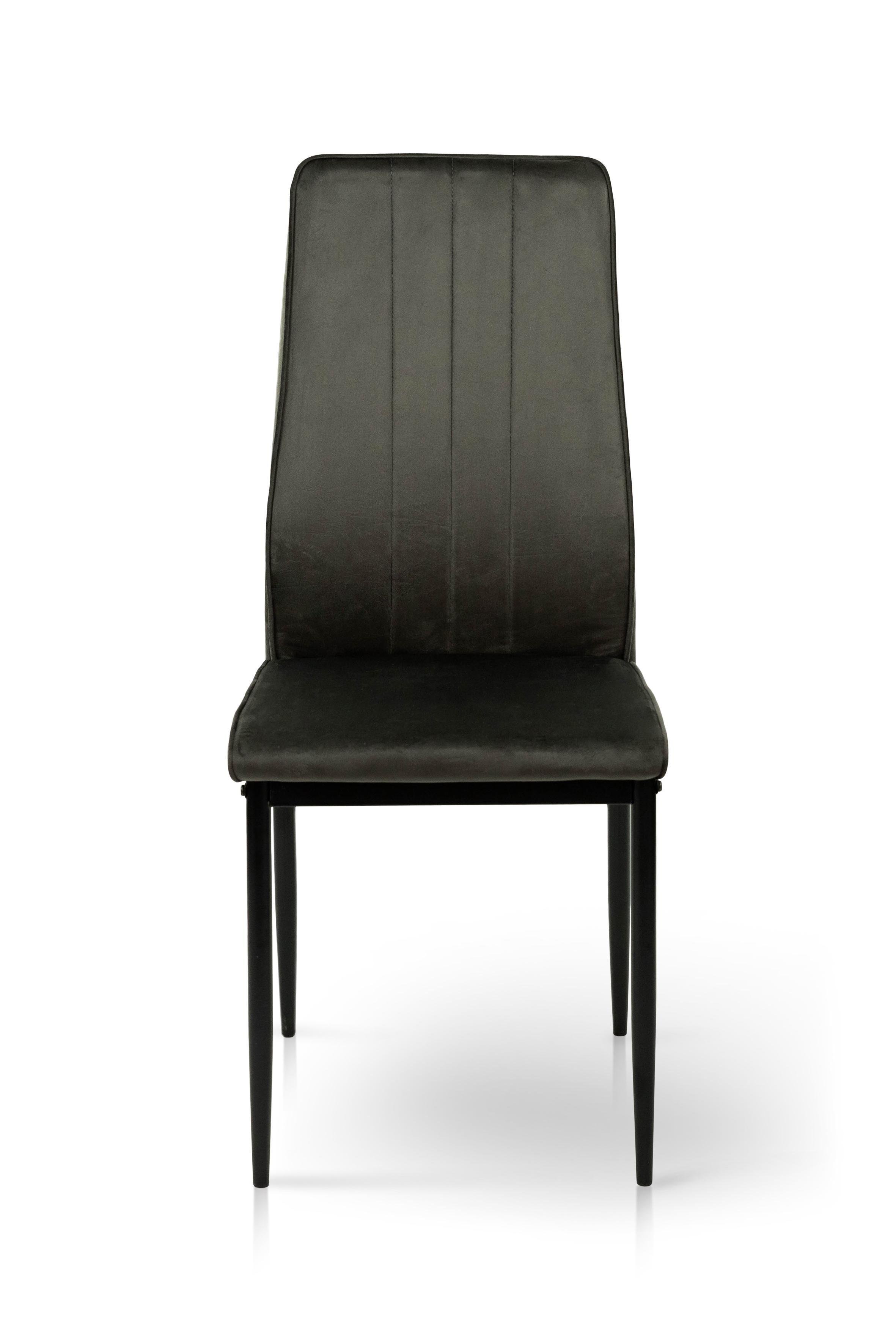 Стілець для кухні та вітальні ГРЕЙС Річь 410х970х400 мм Чорний/Графітовий (GAА0056270)