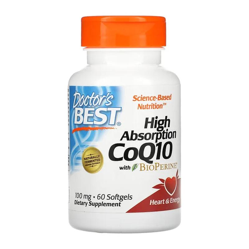 Коэнзим Doctor's Best High Absorption CoQ10 with BioPerine 60 пакетиков (18100-01)