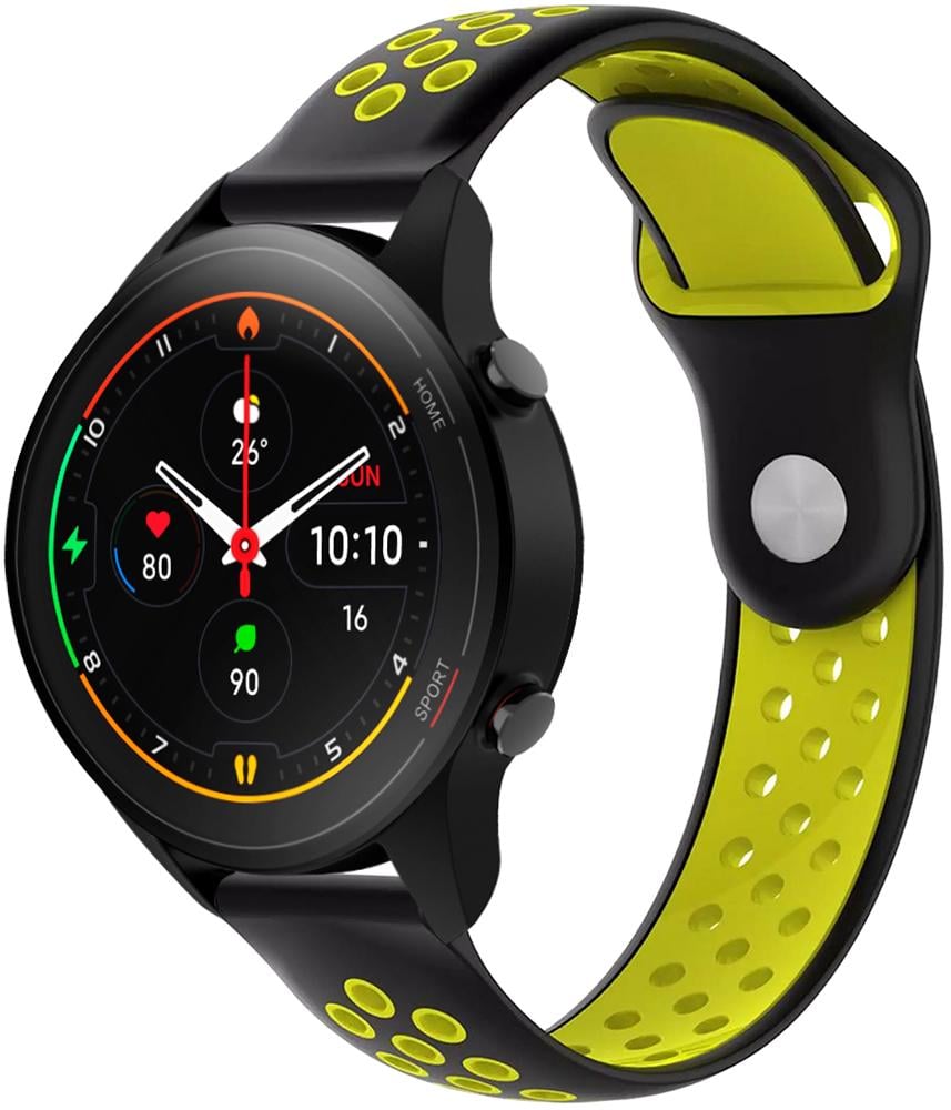 Ремешок Sport для Xiaomi Mi Watch 22 мм Black Yellow (23133-61) Ремешок Sport для Xiaomi Mi Watch 22 мм Black Yellow (23133-61)
