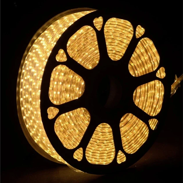 Бухта 3-жильная круглая LED-лента 80 м Теплый белый (SZ-1735-07)
