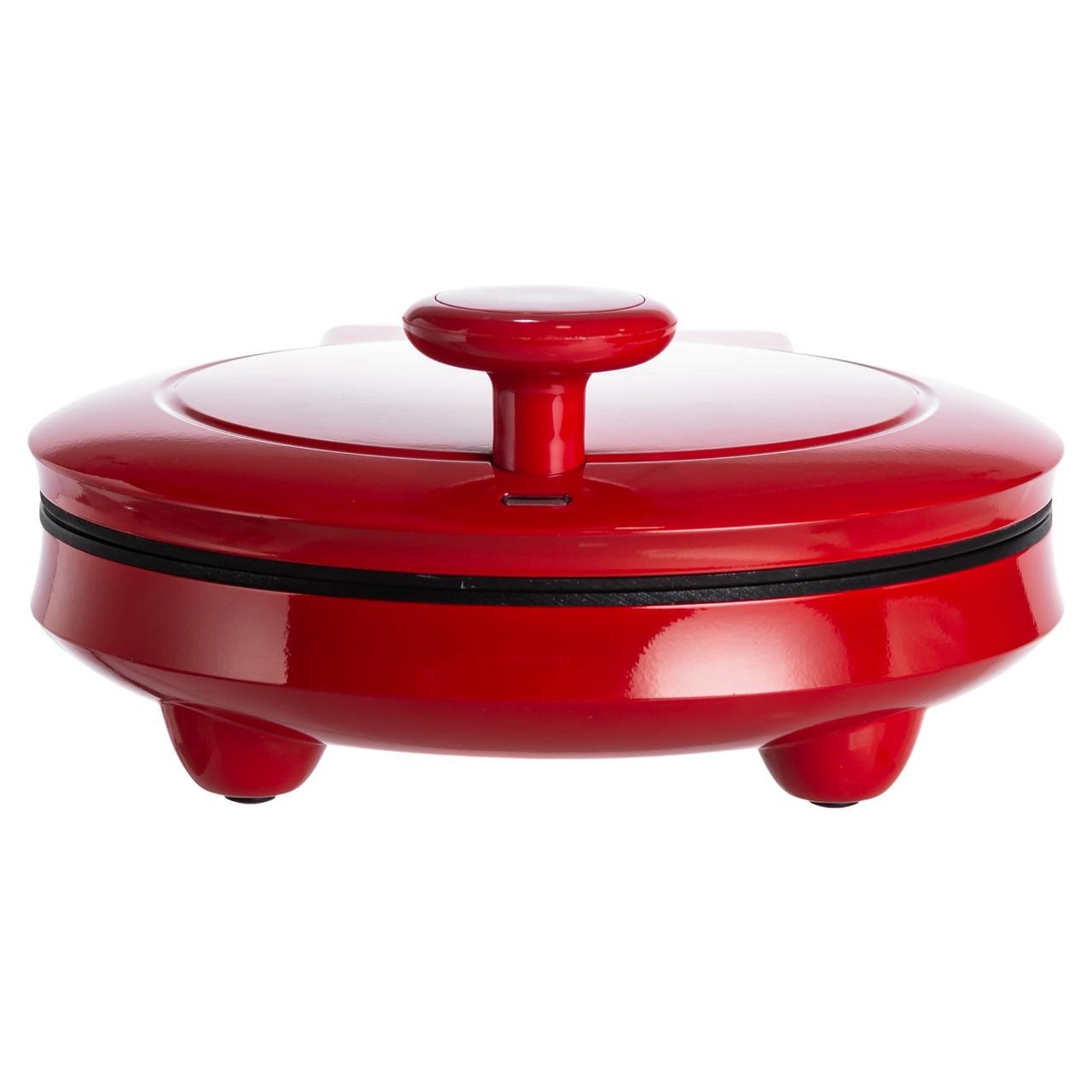 Пицца-мейкер электрическая Sokany SK-08013 с антипригарным покрытием и двойным нагревом 1000 Вт (7389) - фото 6