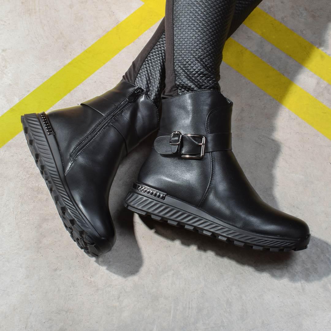 Ботинки женские зимние с пряжкой 325551 р. 38 24 см