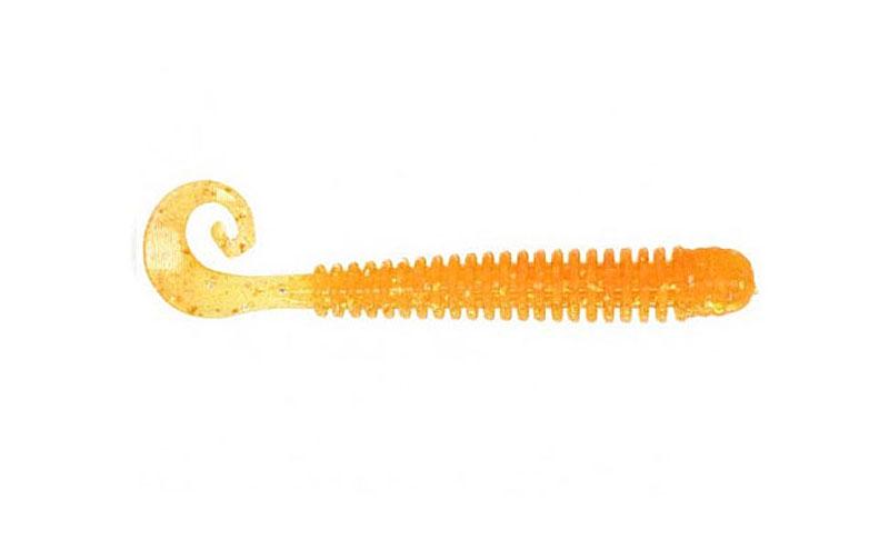 Силиконовый твистер Reins G-tail Saturn Micro №413 для микроджига съедобный 2" 20 шт. Chika Chika Orange (5837)