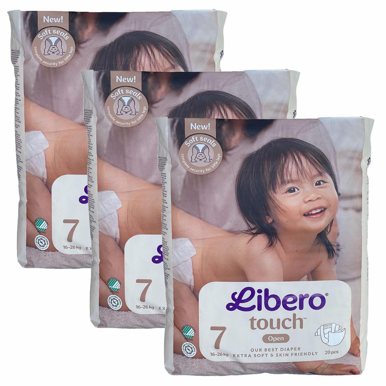 Підгузки Libero Touch 7 16-26 кг 60 шт. (2686046388)