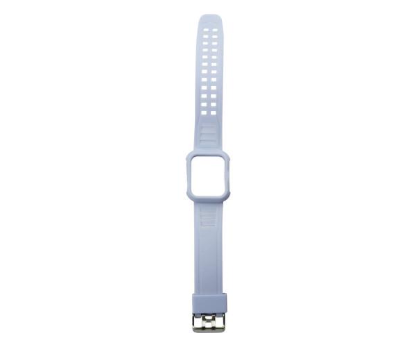Ремешок Silicone Shine для Apple Watch и Protect Case 40/41 мм Sky Blue