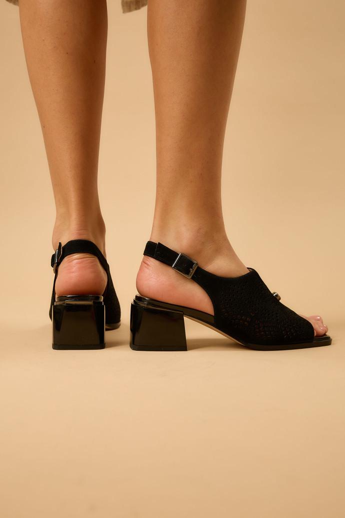 Босоножки женские LONZA р. 37 Черный (197377) - фото 4 Босоножки женские LONZA р. 37 Черный (197377) - фото 4