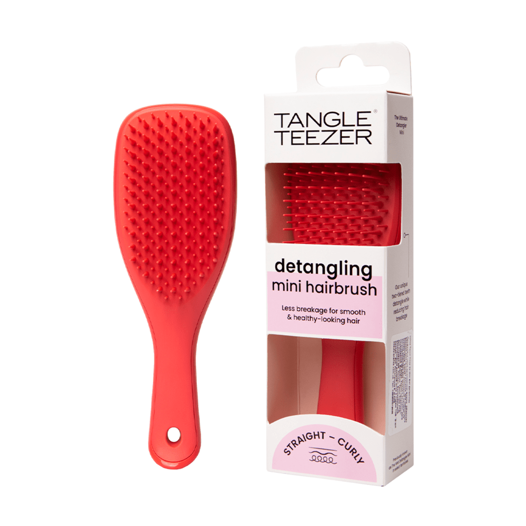 Гребінець міні Tangle Teezer The Wet Detangler Mini Pink Punch (1815474704) - фото 2