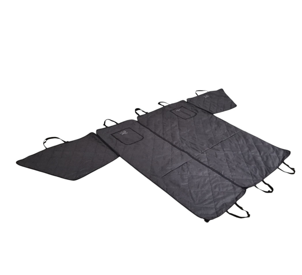 Автогамак трансформер в авто S&N FAMILY для перевозки собак 155х135 см Черный