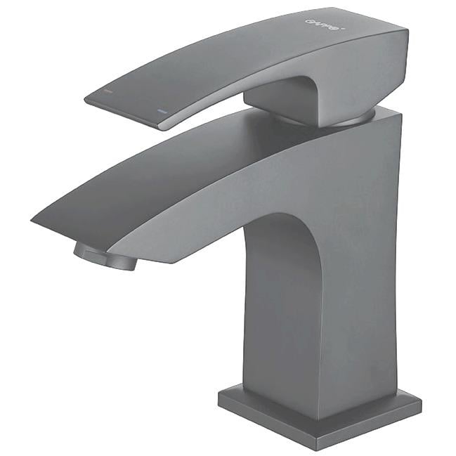 Смеситель для умывальника Gappo G1007-91 однорычажный Серый (172102)