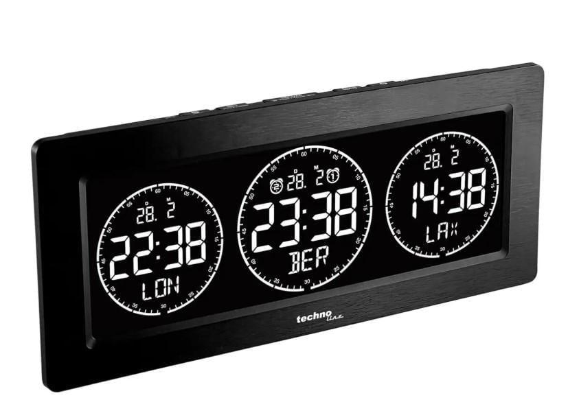 Часы настольные Technoline WT458 Black (WT458)