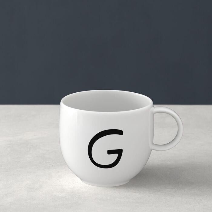 Чашка для кофе Villeroy & Boch G Letters Mugs фарфор 330 мл (2608431) Чашка для кофе Villeroy & Boch G Letters Mugs фарфор 330 мл (2608431)