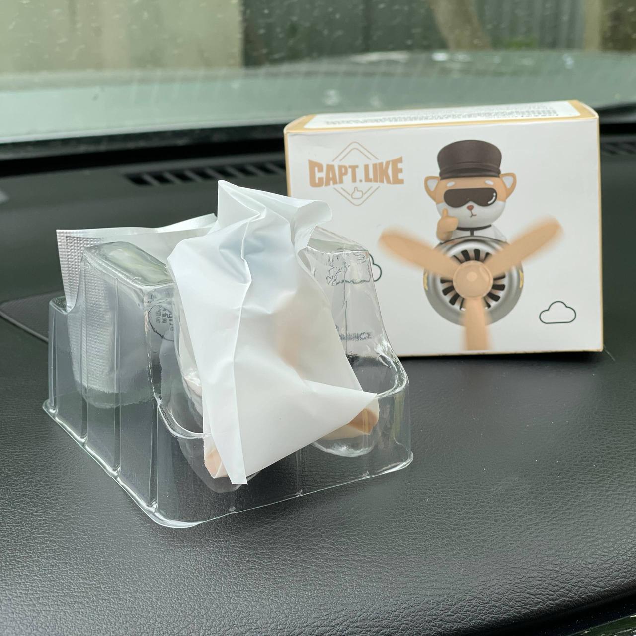 Ароматизатор с лопастями в машину на вентиляционную решетку многоразовый освежитель воздуха для авто Capt.Like / медведь пилот - фото 4 Ароматизатор с лопастями в машину на вентиляционную решетку многоразовый освежитель воздуха для авто Capt.Like / медведь пилот - фото 4