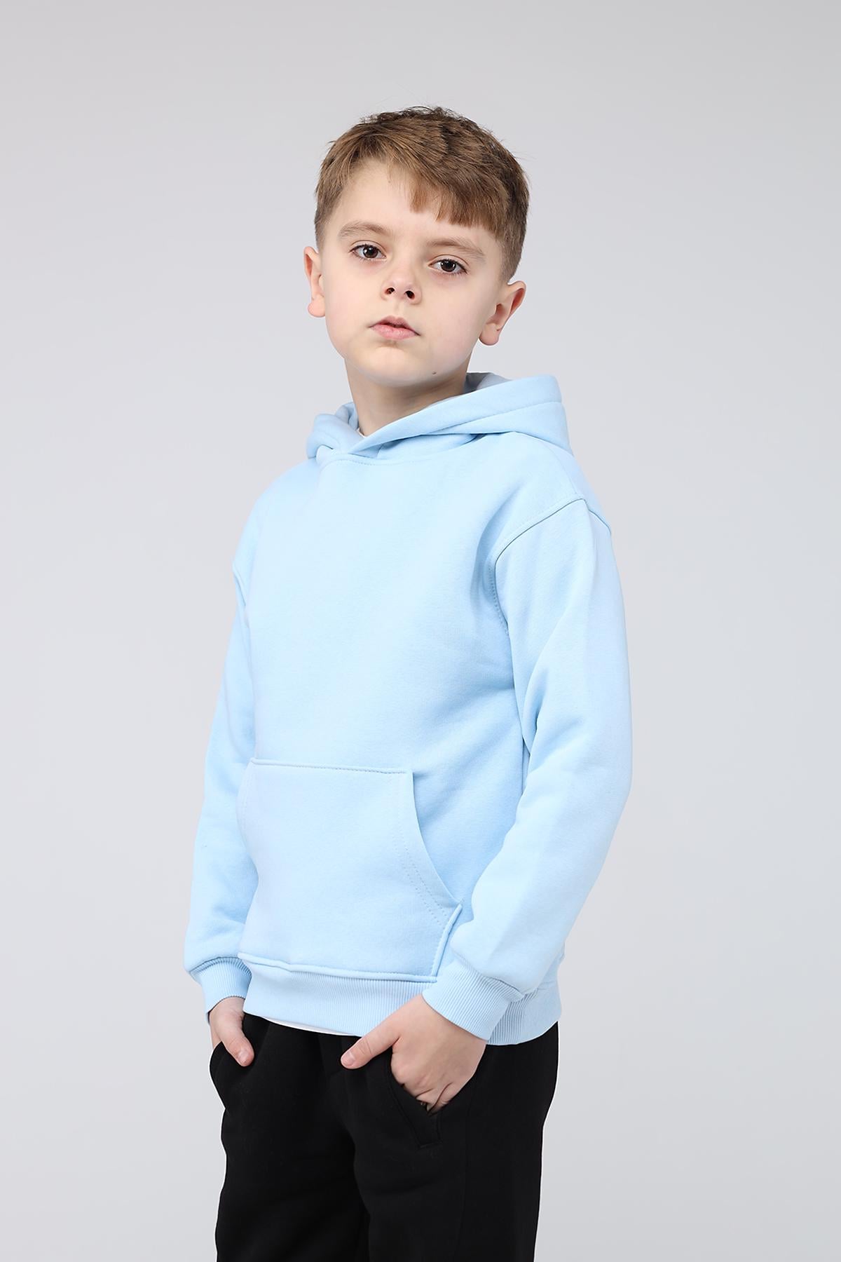 Худі для хлопчика 128 см Блакитний (ЦБ-00284934)
