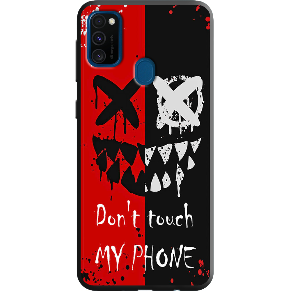 Чехол BoxFace Samsung M307 Galaxy M30s Bad Smile Черный силикон (38209-up2468-38658)