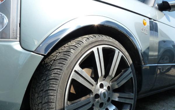 Накладки на арки Max chrome для Range Rover III L322 2002-2012 гг. нержавеющая сталь Хром