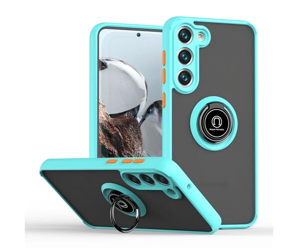 Чехол - накладка TPU Color Matte Ring для Samsung Galaxy A25 Голубой Чехол - накладка TPU Color Matte Ring для Samsung Galaxy A25 Голубой