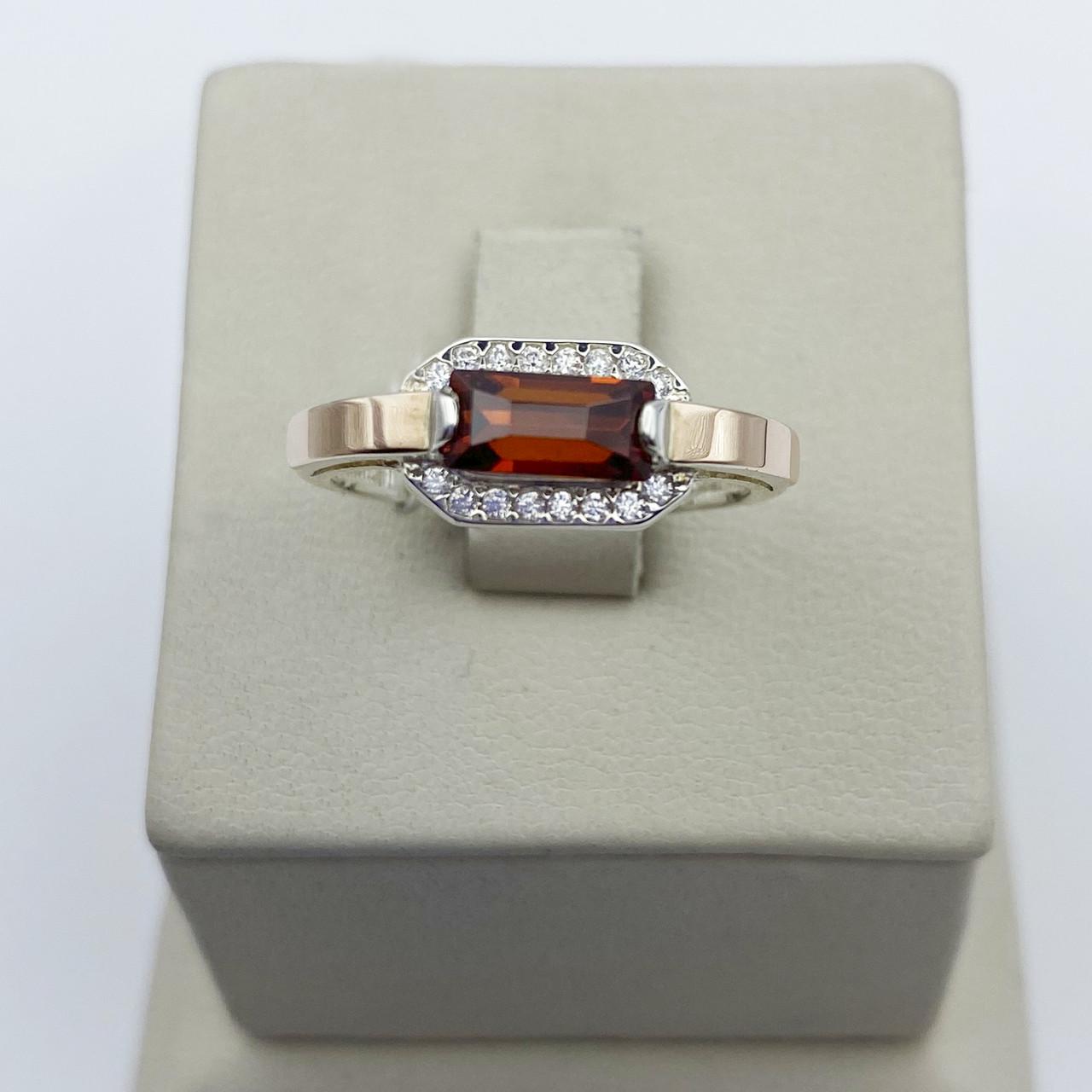 Кольцо серебряное с фианитом р. 18,5 2,62 г (1987799834)