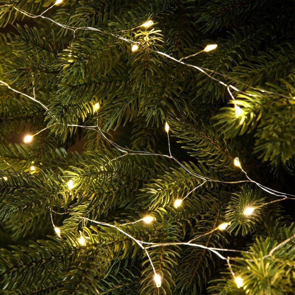 Гірлянда світлодіодна мішура Роса 50 м 1500 LED 220V 8 режимів Теплий білий - фото 5 Гірлянда світлодіодна мішура Роса 50 м 1500 LED 220V 8 режимів Теплий білий - фото 5