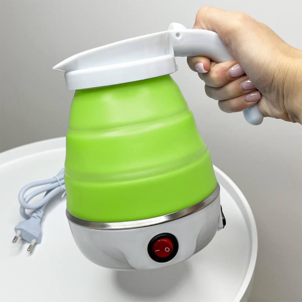 Чайник електричний дорожній 600 W 600 мл Зелений - фото 2 Чайник електричний дорожній 600 W 600 мл Зелений - фото 2