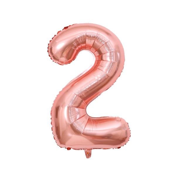 Шарик надувной в форме цифры 2 7977 40х98 см Розовый (4399285) - фото 1 Шарик надувной в форме цифры 2 7977 40х98 см Розовый (4399285) - фото 1