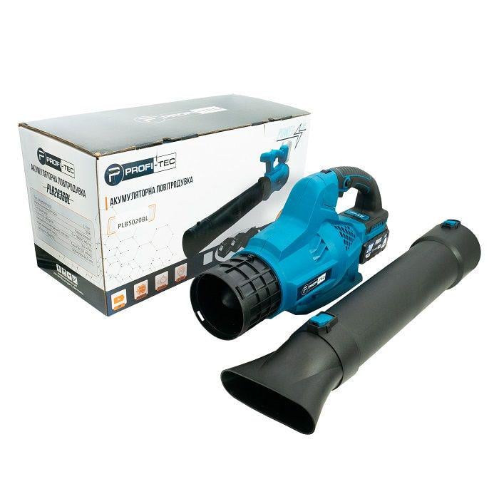 Воздуходувка аккумуляторная садовая бесщеточная PROFI-TEC 20V PLB5020BL без аккумуляторов и зарядного устройства (005968)