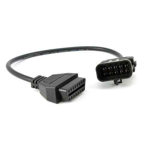 Адаптер для підключення OBD2 до автомобілів Opel 10 контактний роз'єм (24868749)