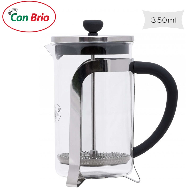 Заварник Con Brio CB-5535 френч-прес 350 мл Нержавіюча сталь (26202669) - фото 4 Заварник Con Brio CB-5535 френч-прес 350 мл Нержавіюча сталь (26202669) - фото 4