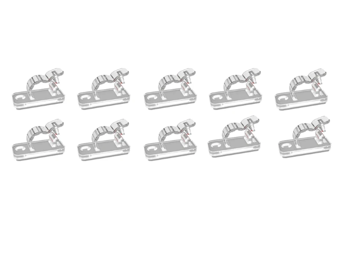 Фиксатор кабеля с клеевой основой 10 шт. Прозрачный (2626169573) Фиксатор кабеля с клеевой основой 10 шт. Прозрачный (2626169573)