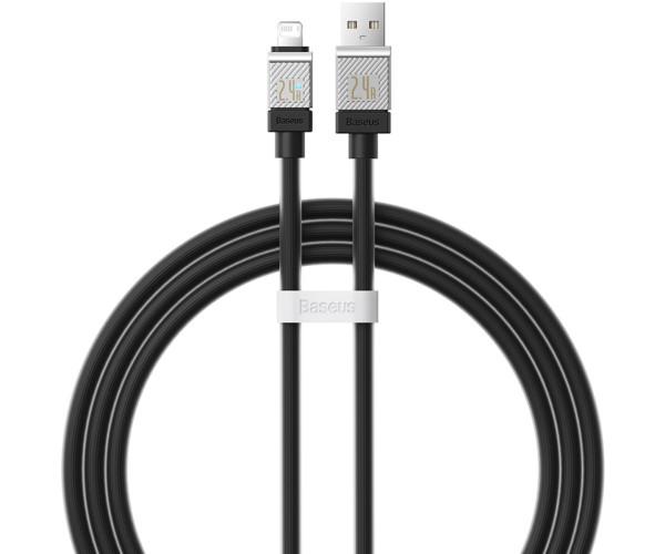 Кабель BASEUS CoolPlay Series Fast Charging USB to Lightning 2,4A 1 м Black