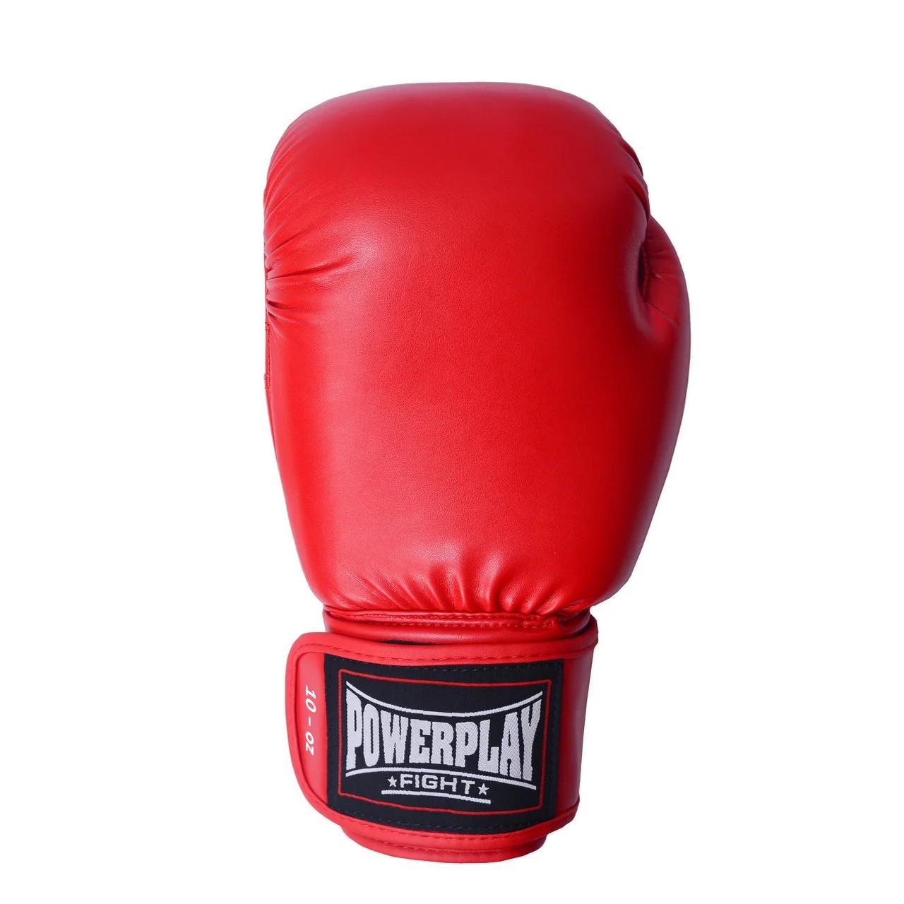 Боксерские перчатки PowerPlay 3004 Classic Красный 10 ун. (PP_3004_10oz_Red) - фото 2