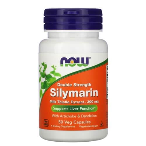 Расторопша Силимарин NOW Milk Thistle Extract Silymarin 240 мг 50 Veg Capsules (NOW-04738)