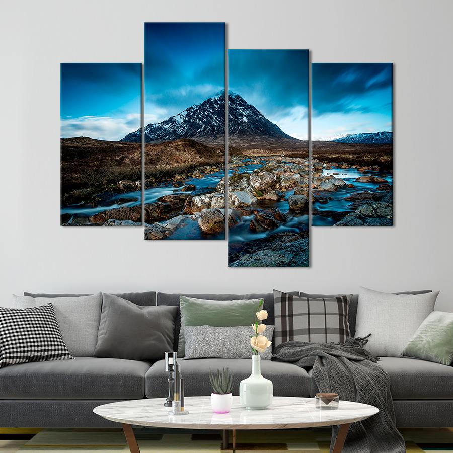 Картина природа Гора на далеком севере 129x90 см (A1163-4)