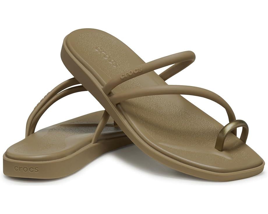 Сандалии Crocs Miami Metallic Toe Loop р. 38-39 Sepia (23254436)