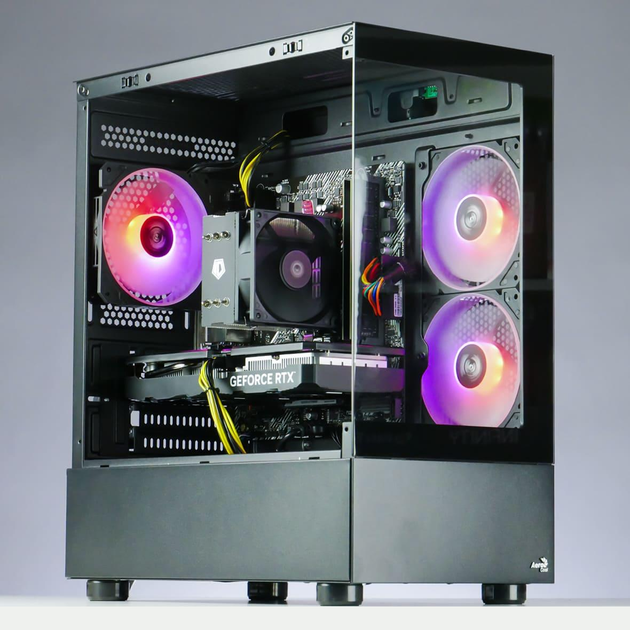 Игровой ПК Digitalfury I5 Core I5 12400F 16 Gb DDR5 RTX 5060 8 Gb 500 Gb SSD M2 H610 600W