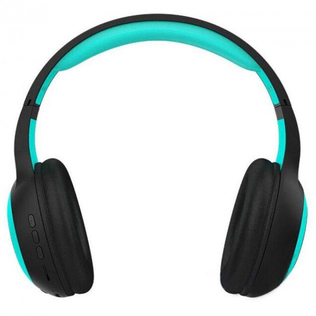 Навушники з мікрофоном Celebrat A23 Bluetooth 5.0 98 дБ 20 Гц-20 кГц Чорно-блакитний - фото 2