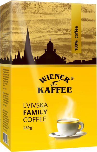 Кофе молотый Венский Lvivska family Сoffee 250 г