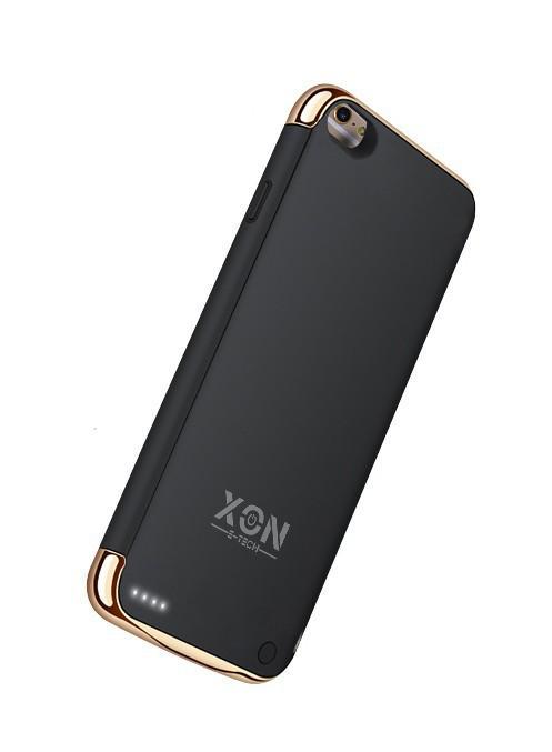 Чехол-аккумулятор XON PowerCase для iPhone 6/6S/7/8 3500 mAh Black/Gold (11183510) - фото 2