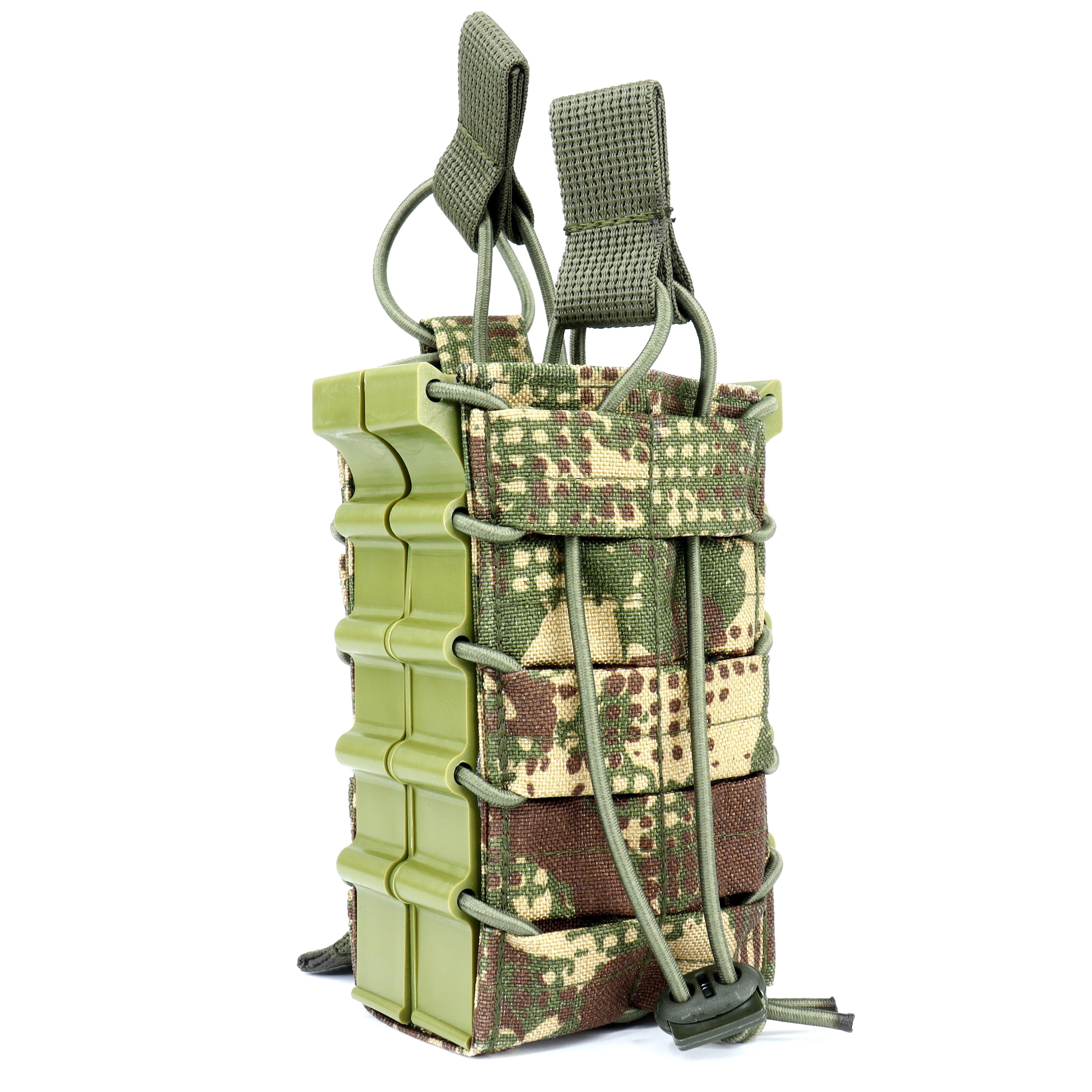 Підсумок під два магазини АК з пластиковими боками на резинці Cordura 1000 den Хижак (011429)