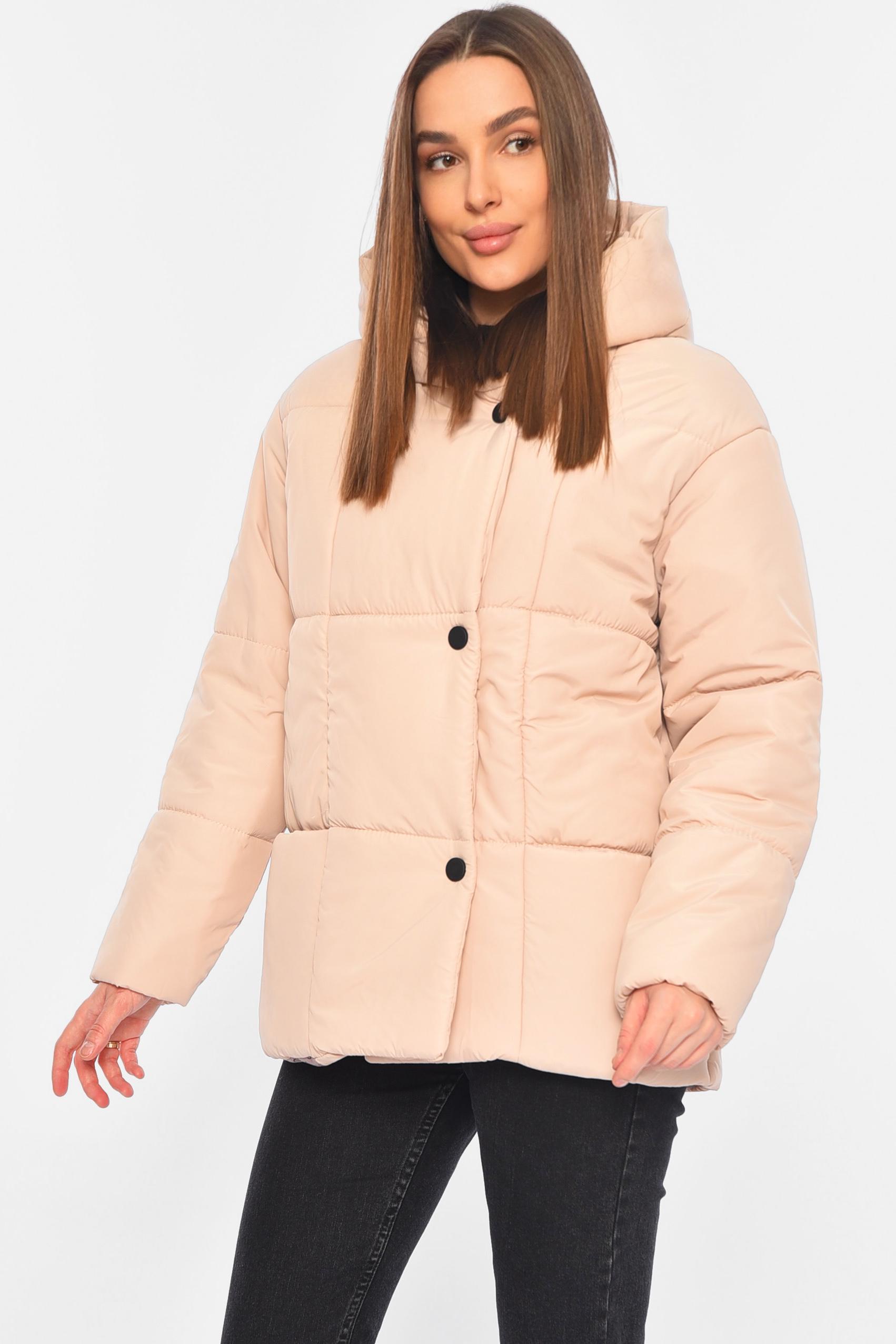 Куртка женская демисезонная M Светло-бежевый (196388)