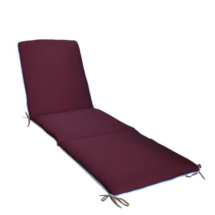 Матрас для шезлонга Ost-Fran Duet 188х57х5 см Бордовый/Бежевый (2746)