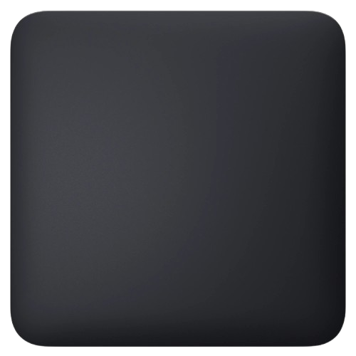 Фронтальная панель Ajax CenterCover CP заглушка для монтажной коробки Graphite (31022291)