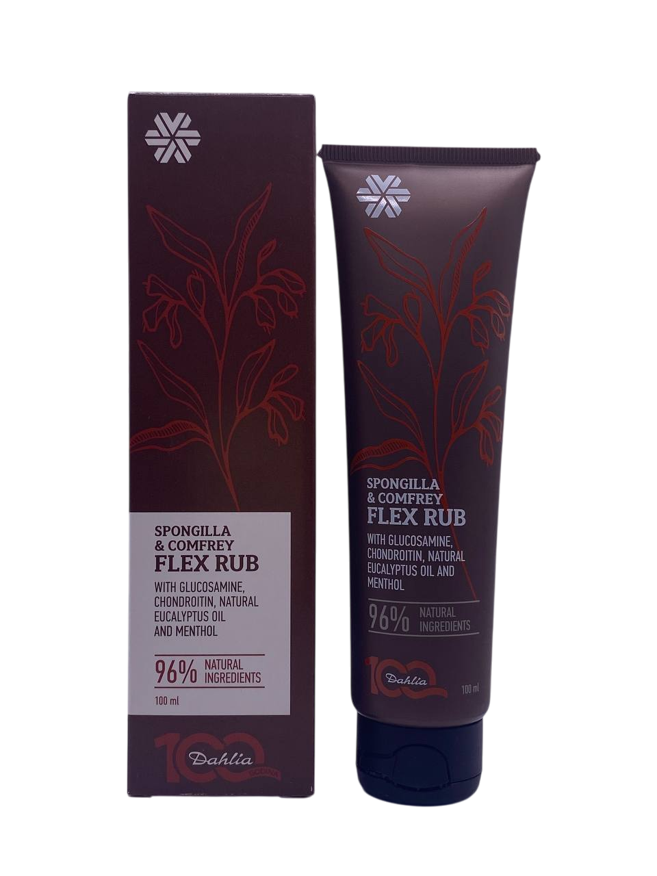 Бальзам для тела Dahlia окопник с глюкозамином хондроитином Spongilla & Comfrey FLEX RUB 100 мл (2544103861) Бальзам для тела Dahlia окопник с глюкозамином хондроитином Spongilla & Comfrey FLEX RUB 100 мл (2544103861)