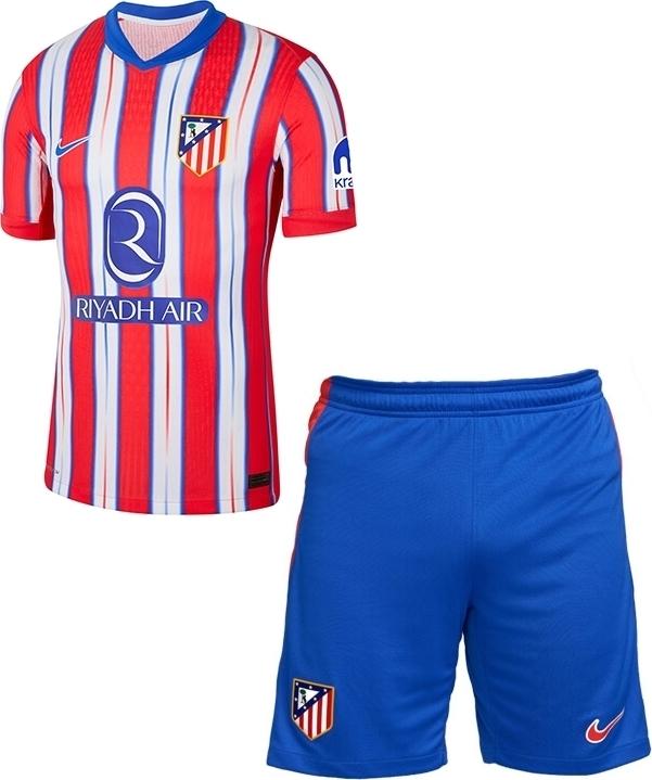 Футбольная форма детская Атлетико Мадрид 2024-2025 домашняя 125-135 см Красно-синий (F0004)