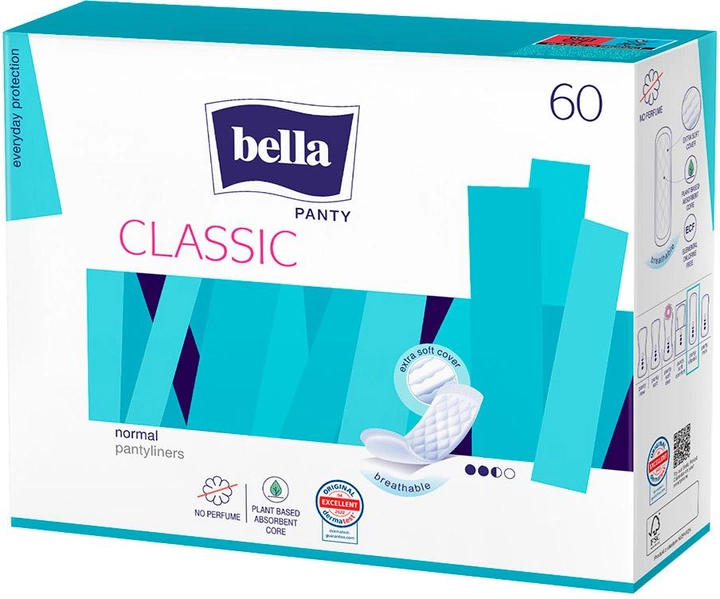 Ежедневные прокладки Bella Panty Classic 60 шт.