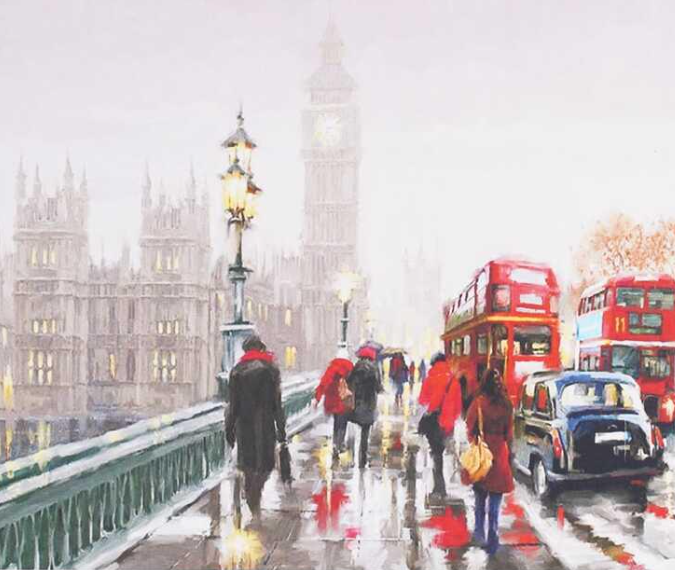 Картина за номерами TK Group 31493 30 Лондонський міст 40х30 см (121669)