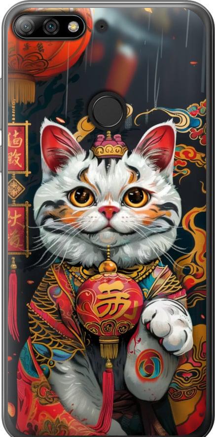 Чехол на Huawei Honor 7C Pro China Cat v2 (6135u-2070-42517)